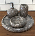 Polished Grey Marble Set