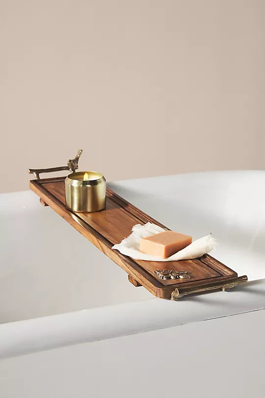 Wooden Bath Caddy