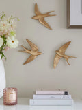 Gold Swallow Wall Art