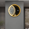 LED Digital Moon Themed Wall Clock